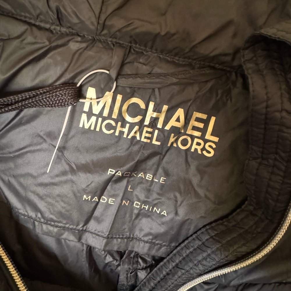 Michael Kors packable puffer jacket